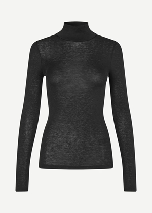 Sadou t-n ls bluse 15499 Black Samsøe 